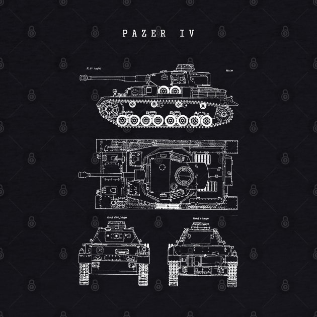 Panzer IV | German World War 2 Vehicle Blueprint by Distant War